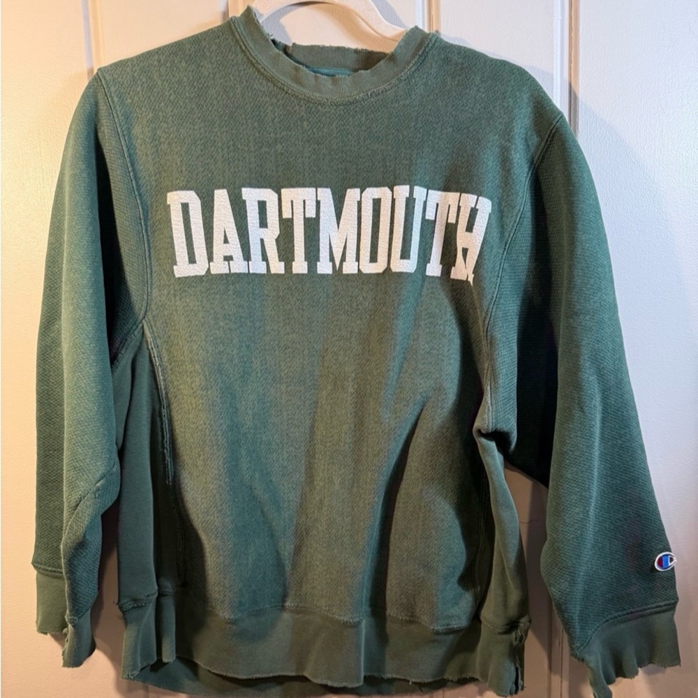 Champion Forest Green Dartmouth Crewneck Sweater